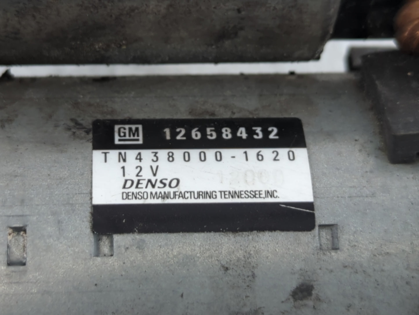 2014 Chevrolet Malibu Car Starter Motor Solenoid OEM P/N:TN438000-1620 12658492 Fits OEM Used Auto Parts - Oemusedautoparts1