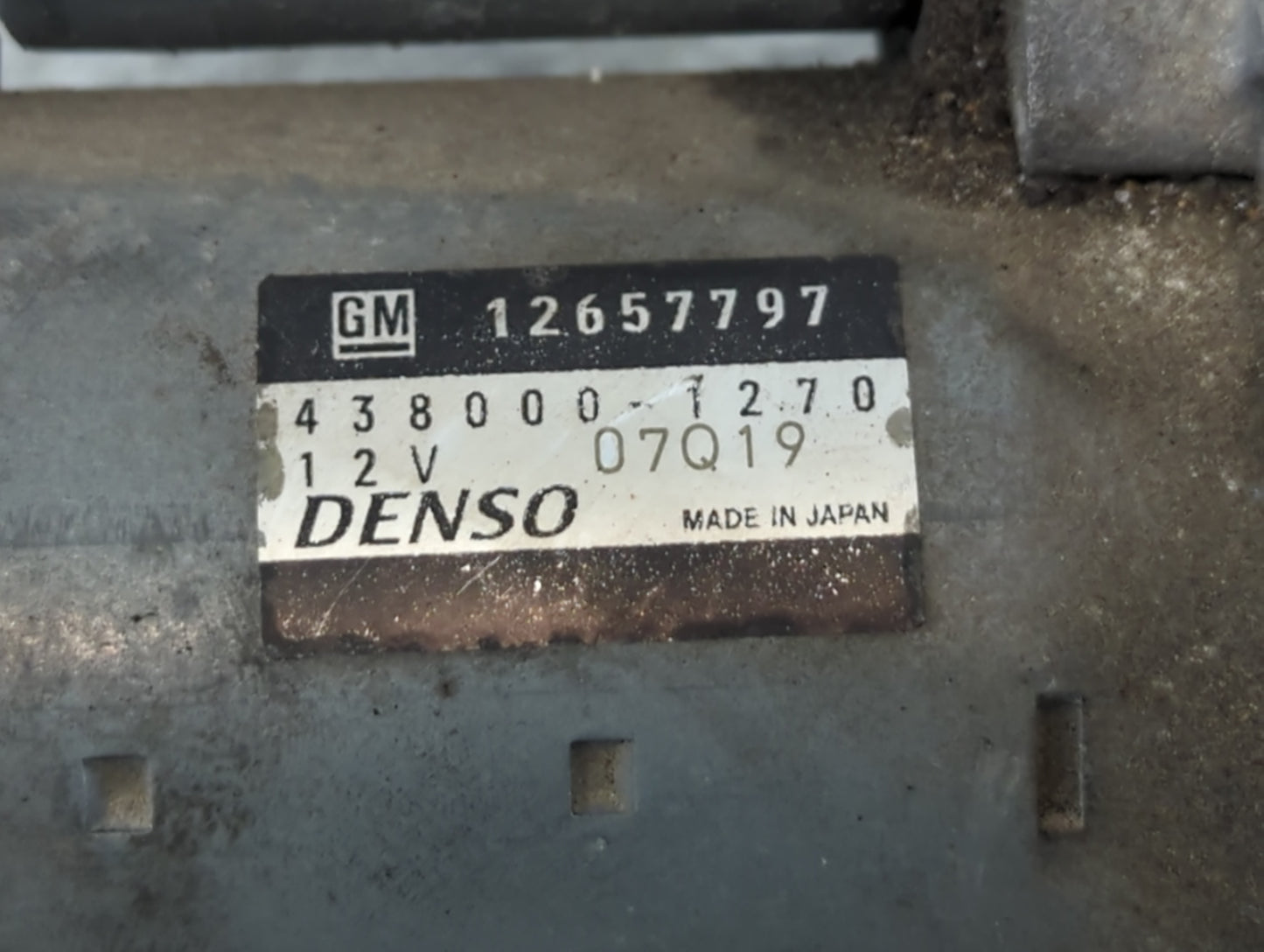 2013-2021 Chevrolet Malibu Car Starter Motor Solenoid OEM P/N:12657797 428000-1270 Fits OEM Used Auto Parts - Oemusedautopar