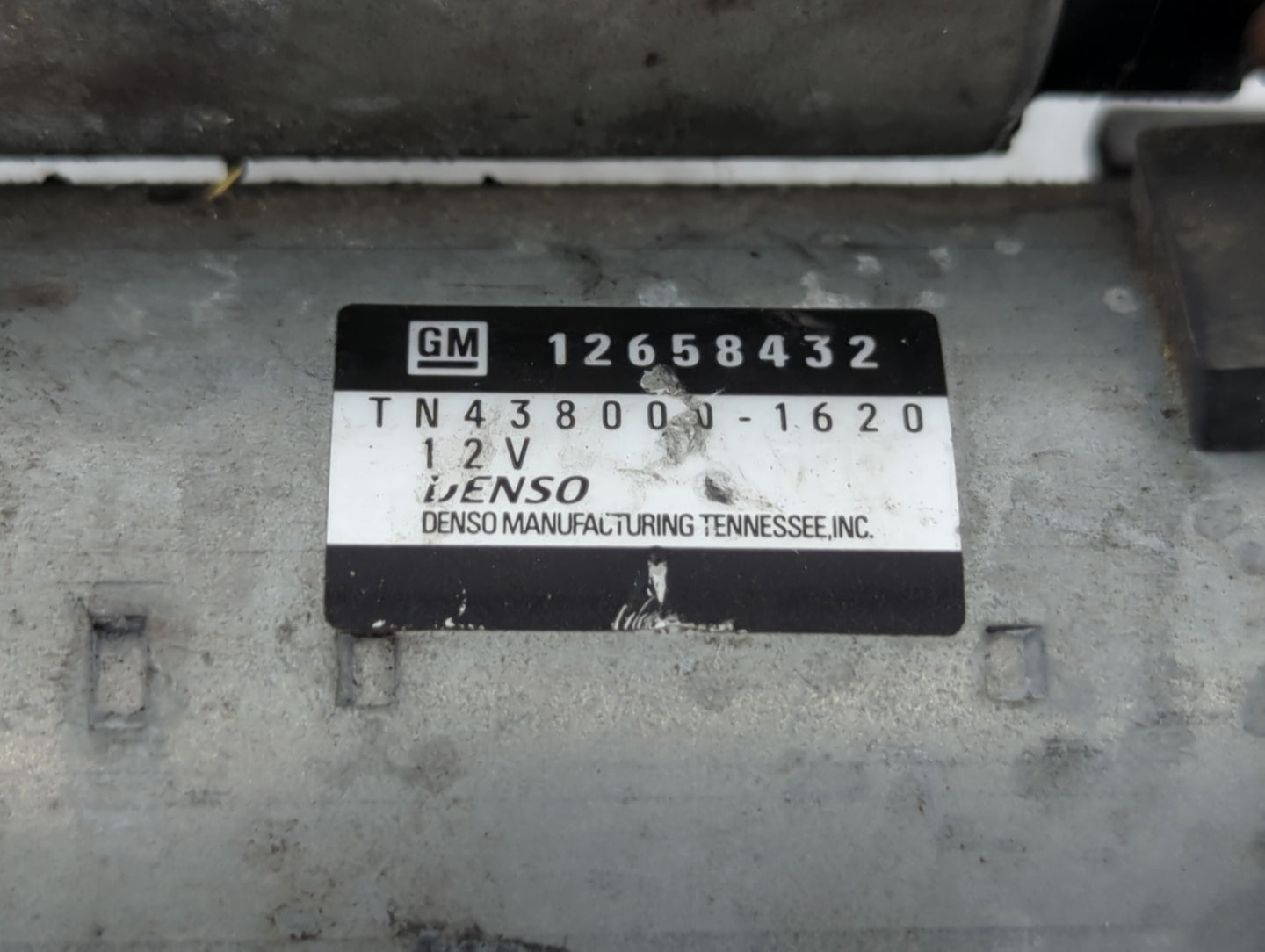 2014 Chevrolet Malibu Car Starter Motor Solenoid OEM P/N:TN438000-1620 12658432 Fits OEM Used Auto Parts - Oemusedautoparts1