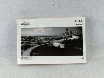 2014 Chevrolet Malibu Owners Manual Book Guide P/N:22825339 B OEM Used Auto Parts - Oemusedautoparts1.com