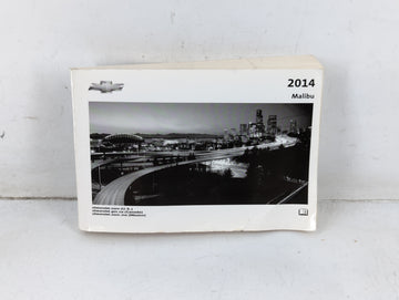 2014 Chevrolet Malibu Owners Manual Book Guide P/N:22825339 B OEM Used Auto Parts - Oemusedautoparts1.com