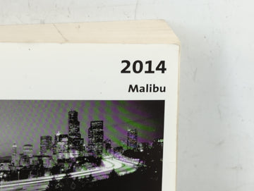 2014 Chevrolet Malibu Owners Manual Book Guide P/N:22825339 B OEM Used Auto Parts