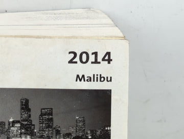 2014 Chevrolet Malibu Owners Manual Book Guide P/N:22825339 A OEM Used Auto Parts