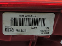 2013 Chevrolet Malibu Passenger Right Side Deck Lid Mounted Tail Light - Oemusedautoparts1.com