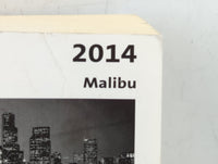 2014 Chevrolet Malibu Owners Manual Book Guide P/N:22825339 A OEM Used Auto Parts - Oemusedautoparts1.com
