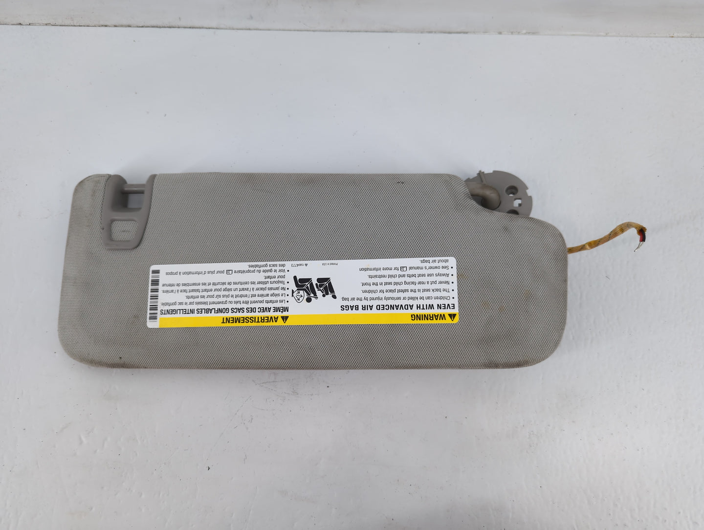 2013-2016 Chevrolet Malibu Sun Visor Shade Replacement Driver Left Mirror Fits Fits 2013 2014 2015 2016 OEM Used Auto Parts 