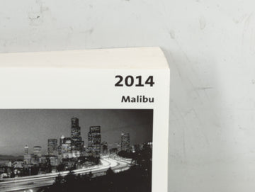 2014 Chevrolet Malibu Owners Manual Book Guide P/N:22825339 A OEM Used Auto Parts