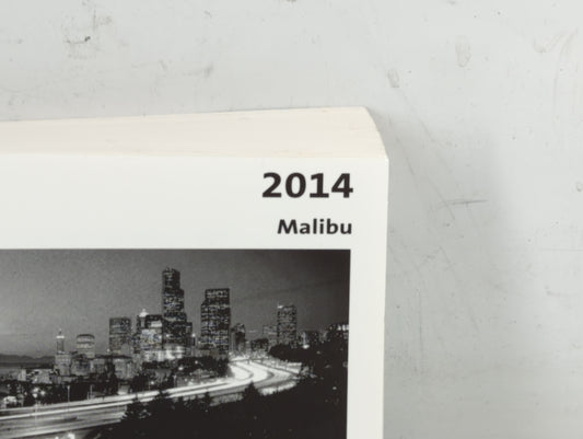 2014 Chevrolet Malibu Owners Manual Book Guide P/N:22825339 A OEM Used Auto Parts