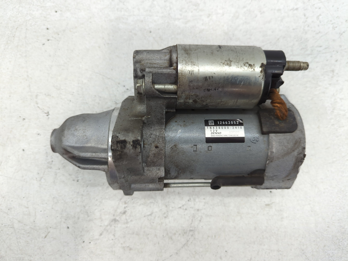 2014 Chevrolet Malibu Car Starter Motor Solenoid OEM P/N:TN438000-2410 12663052 Fits OEM Used Auto Parts - Oemusedautoparts1