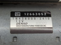 2014 Chevrolet Malibu Car Starter Motor Solenoid OEM P/N:TN438000-2410 12663052 Fits OEM Used Auto Parts - Oemusedautoparts1