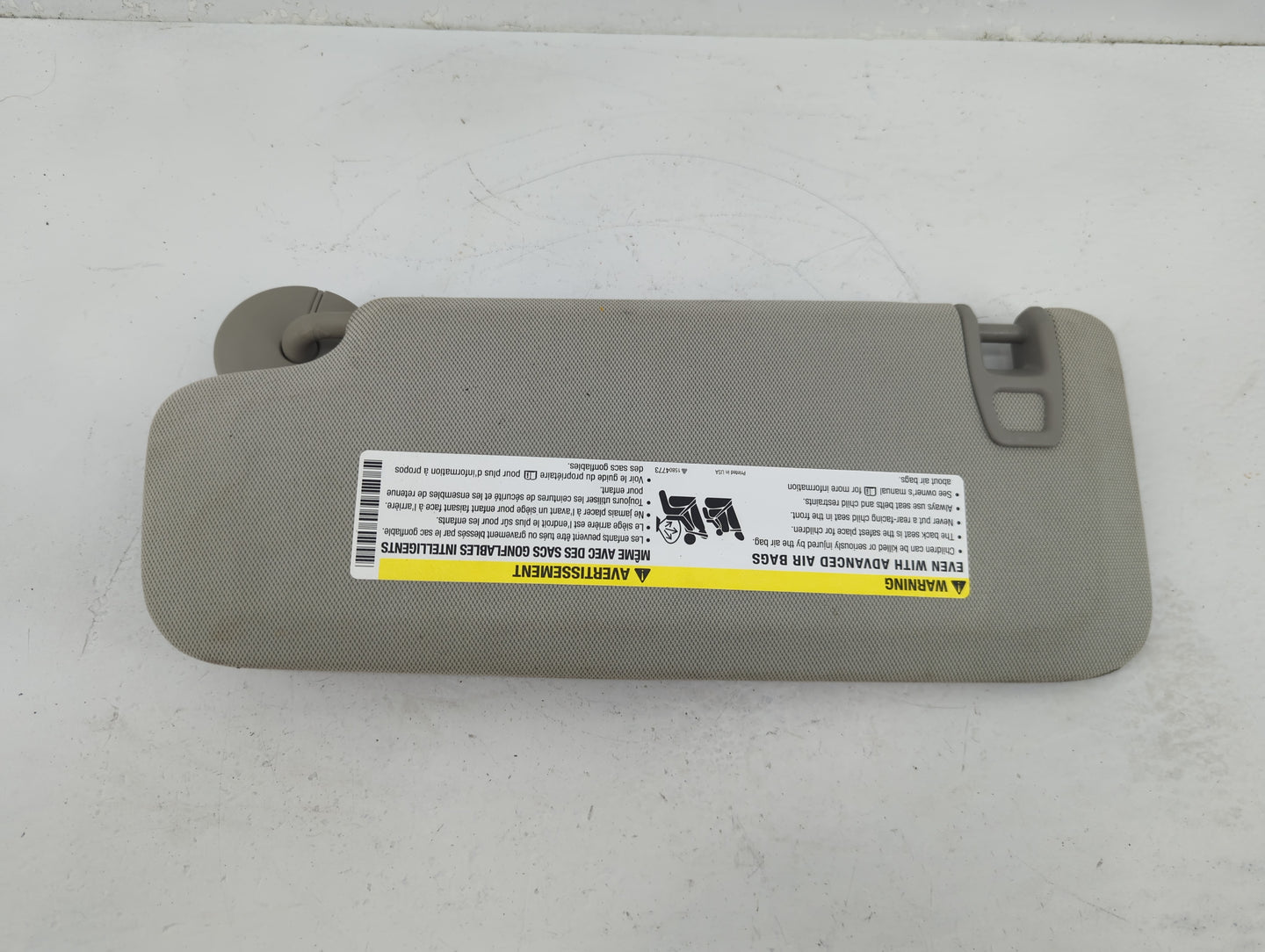 2013-2016 Chevrolet Malibu Sun Visor Shade Replacement Passenger Right Mirror Fits Fits 2013 2014 2015 2016 OEM Used Auto Pa