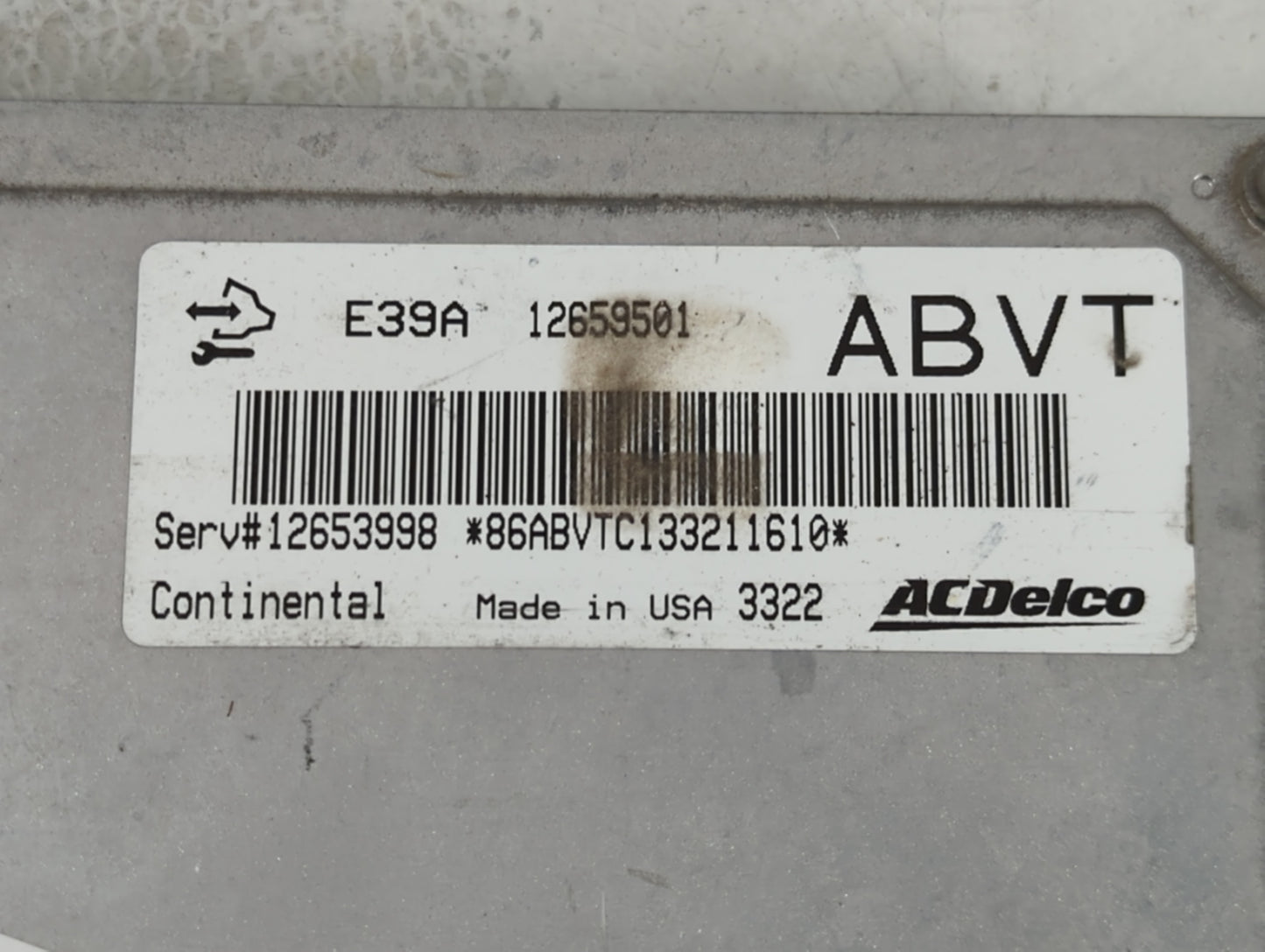 2013-2016 Chevrolet Malibu PCM Engine Control Computer ECU ECM PCU OEM P/N:12653998 12659501 Fits Fits 2013 2014 2015 2016 O