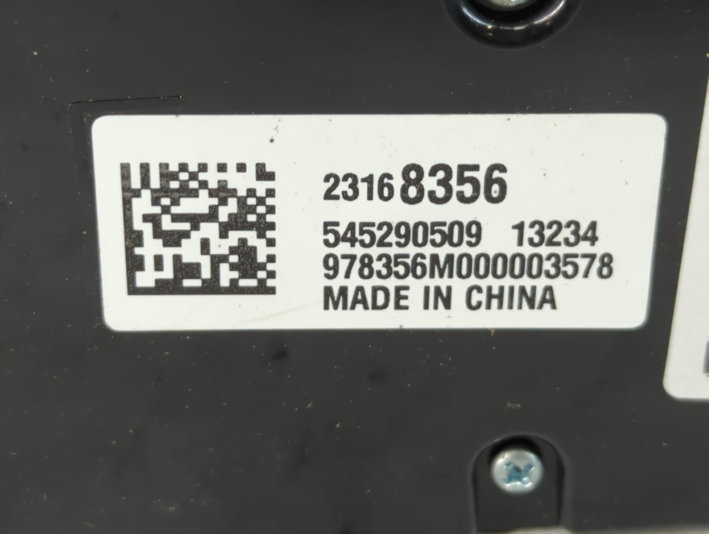 2014 Chevrolet Malibu Radio AM FM Cd Player Receiver Replacement P/N:23168356 Fits OEM Used Auto Parts - Oemusedautoparts1.c