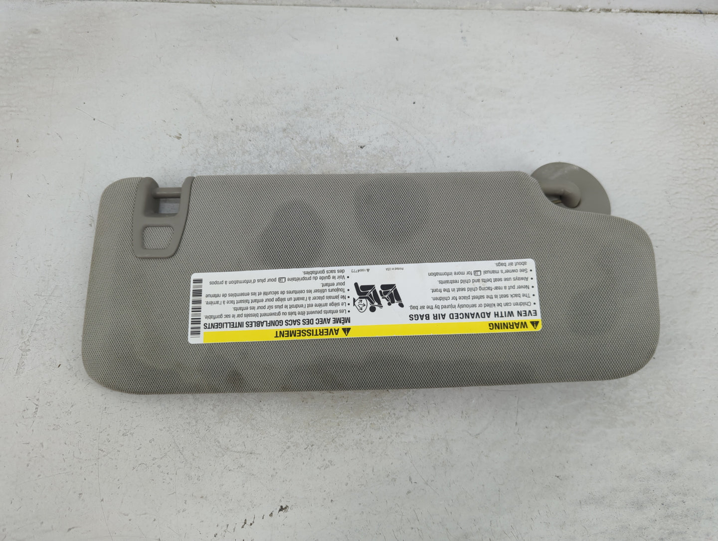 2013-2016 Chevrolet Malibu Sun Visor Shade Replacement Driver Left Mirror Fits Fits 2013 2014 2015 2016 OEM Used Auto Parts 