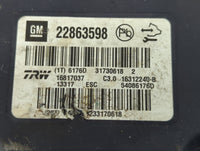 2013-2016 Chevrolet Malibu ABS Pump Control Module Replacement P/N:22863598 Fits Fits 2012 2013 2014 2015 2016 OEM Used Auto