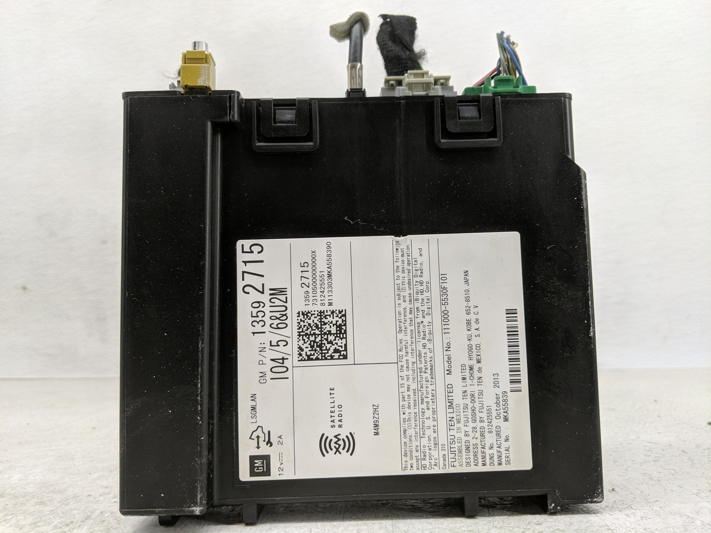 2014 Chevrolet Silverado 1500 Radio AM FM Cd Player Receiver Replacement P/N:13592715 Fits OEM Used Auto Parts - Oemusedauto