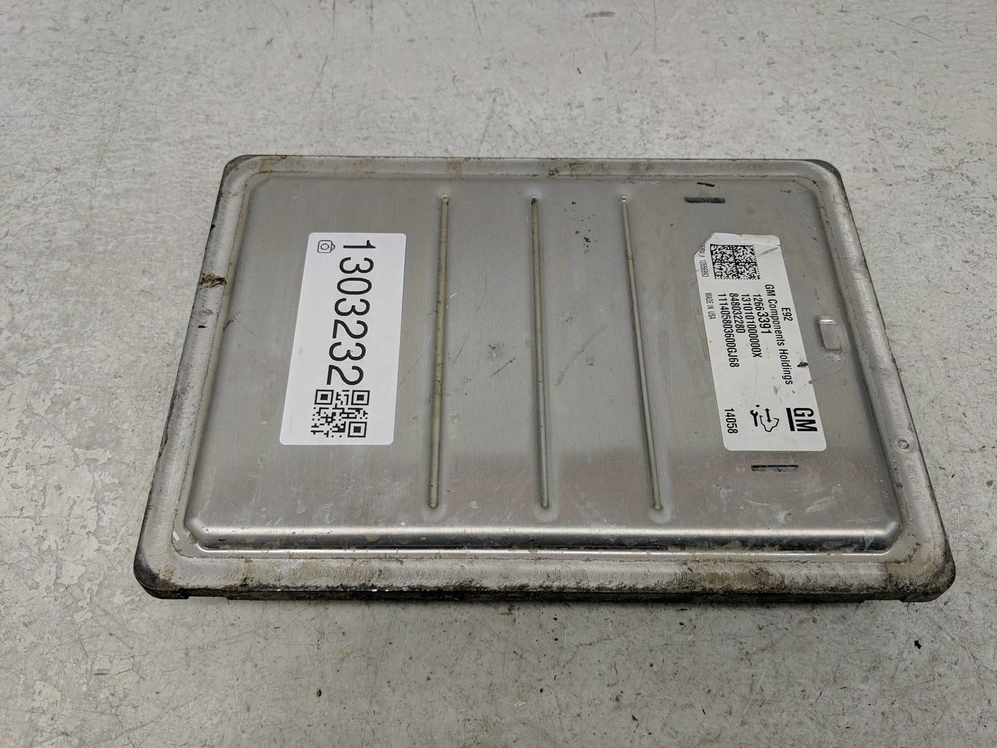 2014-2016 Chevrolet Silverado 1500 PCM Engine Control Computer ECU ECM PCU OEM P/N:848032280 12663391 Fits Fits 2014 2015 20