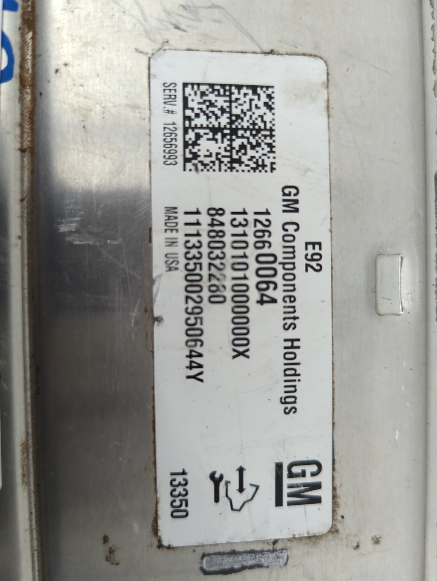 2014-2016 Chevrolet Silverado 1500 PCM Engine Control Computer ECU ECM PCU OEM P/N:848032280 12660064 Fits Fits 2014 2015 20