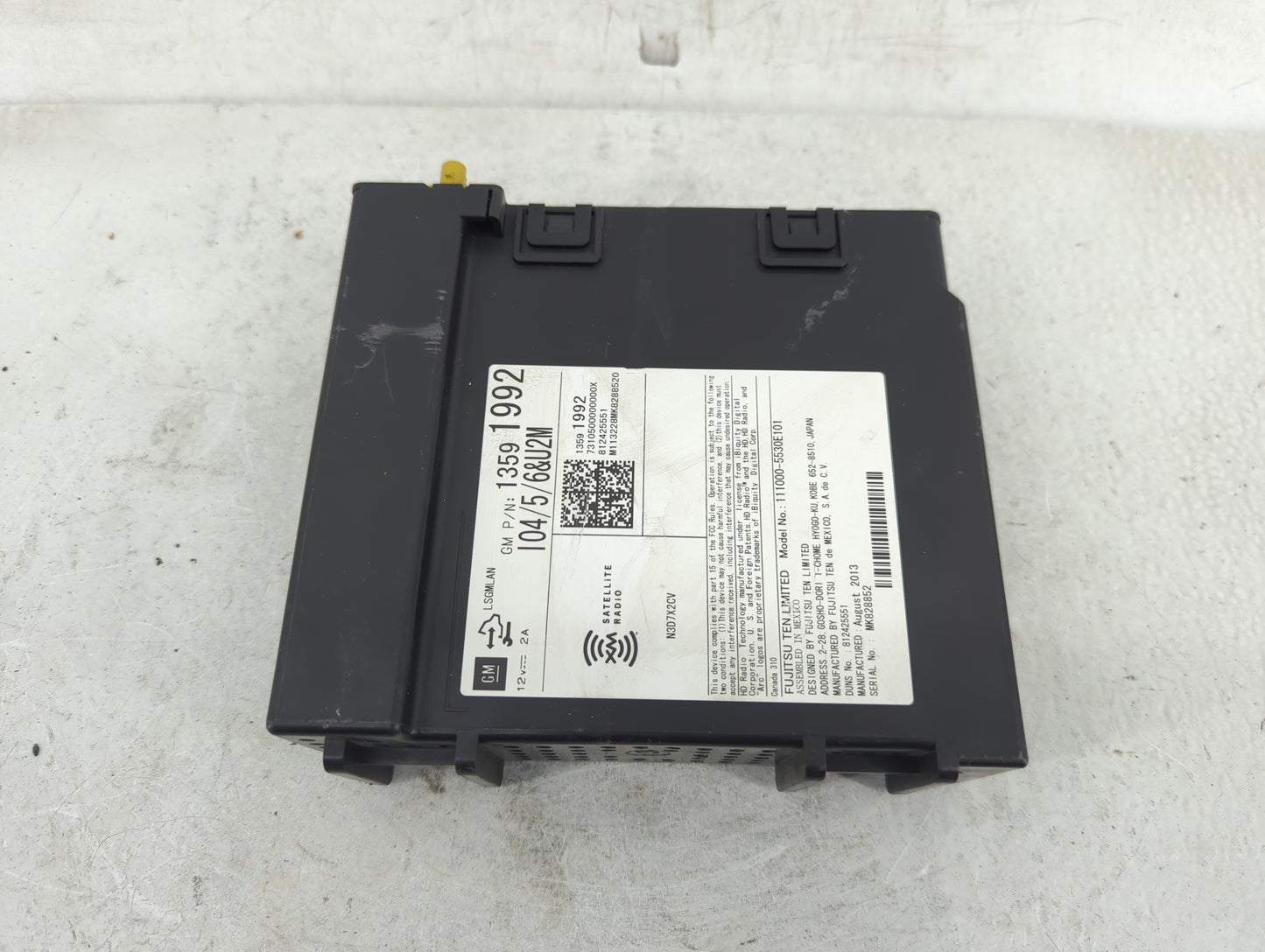 2014 Chevrolet Silverado 1500 Radio AM FM Cd Player Receiver Replacement P/N:13591992 Fits Fits 2013 2015 OEM Used Auto Part