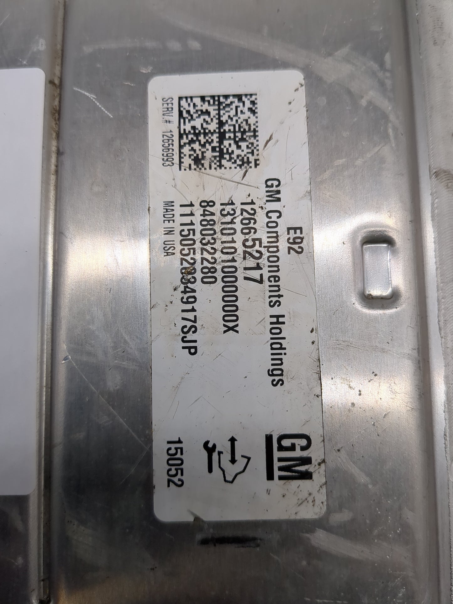 2014-2016 Chevrolet Silverado 1500 PCM Engine Control Computer ECU ECM PCU OEM P/N:12665217 13101010000000X Fits OEM Used Au