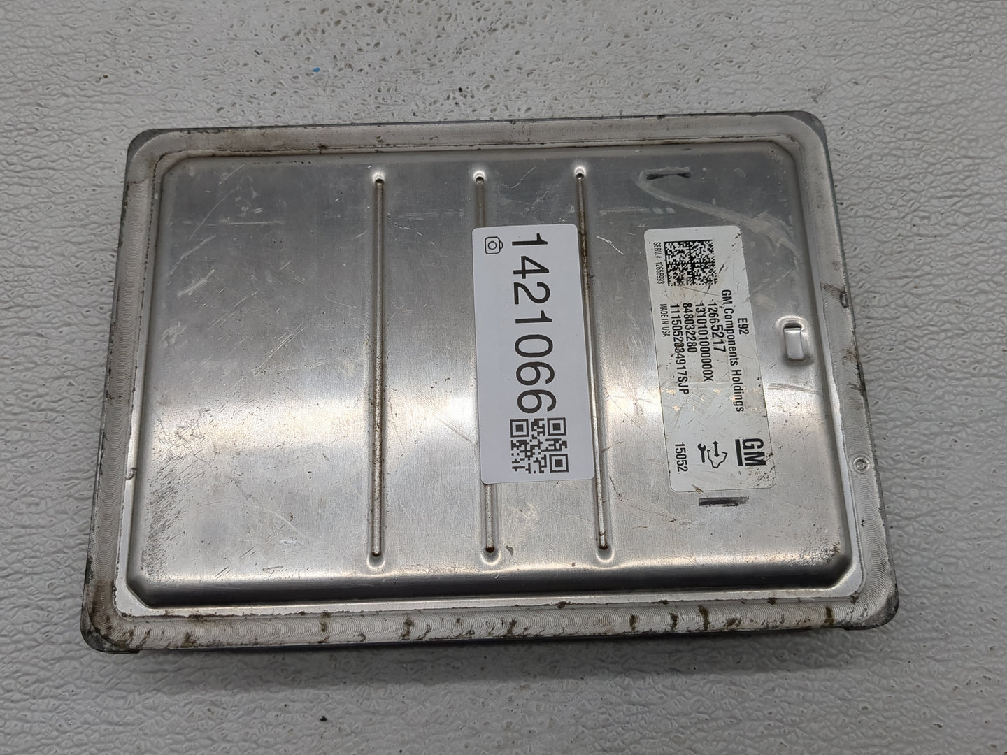 2014-2016 Chevrolet Silverado 1500 PCM Engine Control Computer ECU ECM PCU OEM P/N:12665217 13101010000000X Fits OEM Used Au
