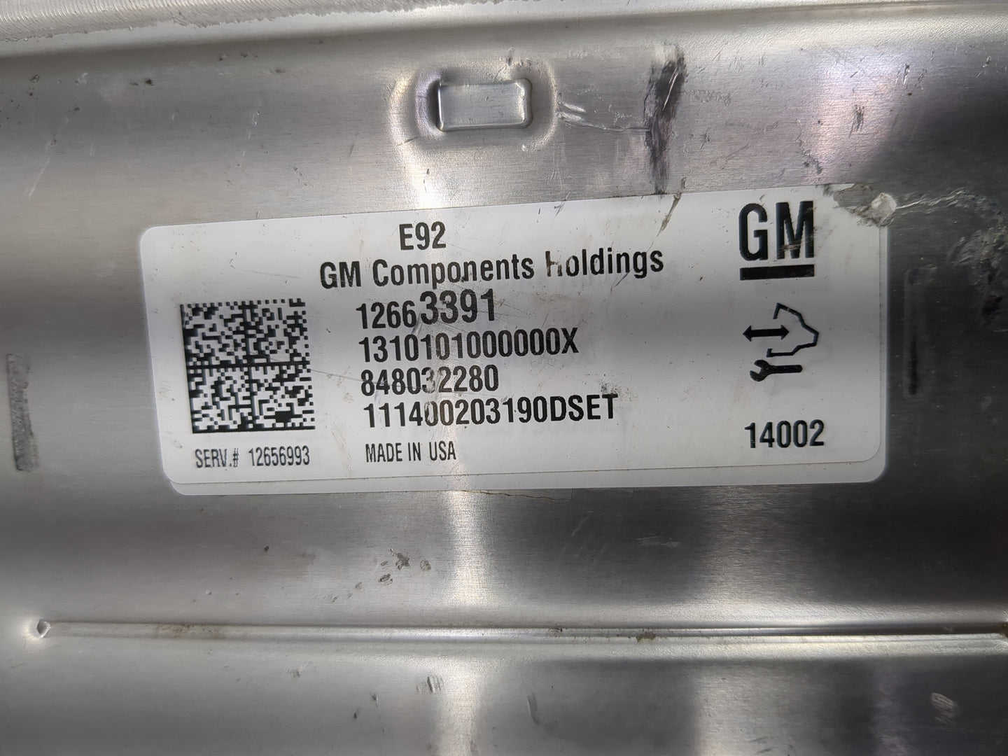 2014-2016 Chevrolet Silverado 1500 PCM Engine Control Computer ECU ECM PCU OEM P/N:12663391 Fits Fits 2014 2015 2016 OEM Use