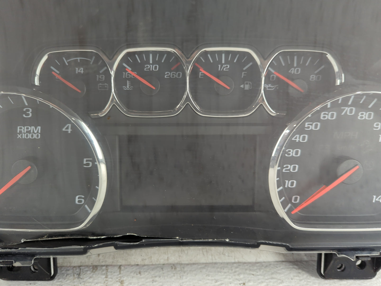 2014-2015 Chevrolet Silverado 1500 Instrument Cluster Speedometer Gauges P/N:23148291 7110500000000X Fits Fits 2014 2015 OEM