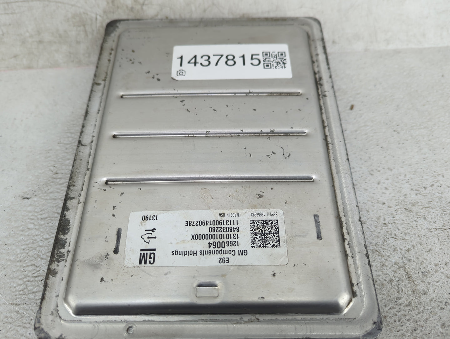 2014-2016 Chevrolet Silverado 1500 PCM Engine Control Computer ECU ECM PCU OEM P/N:12660064 12656993 Fits Fits 2014 2015 201