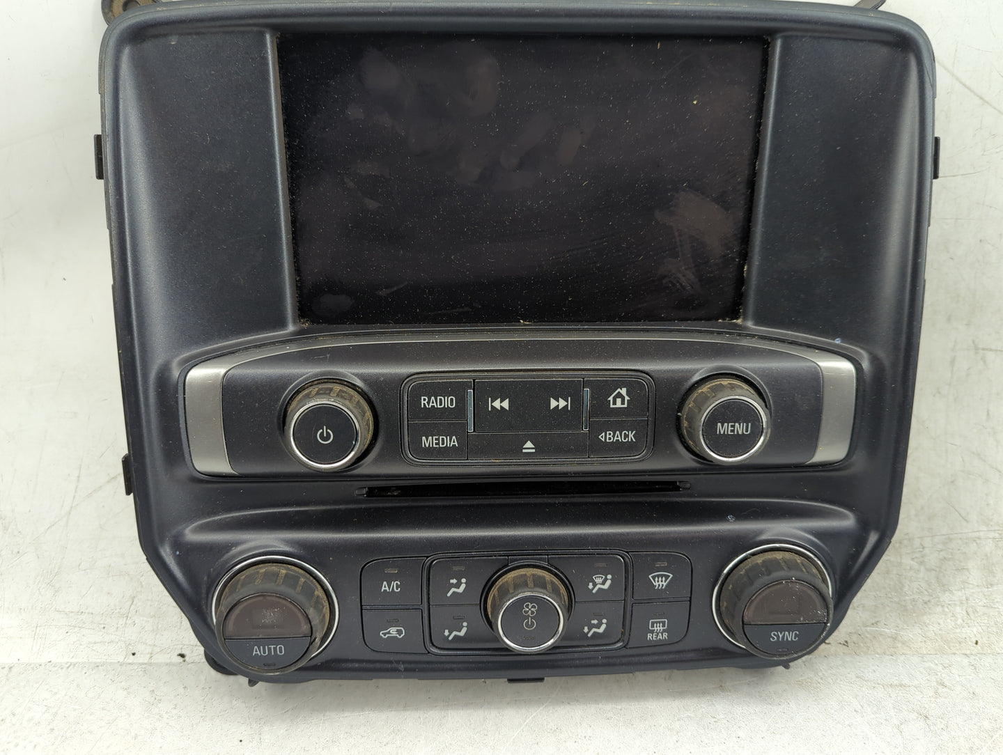 2014-2015 Chevrolet Silverado 1500 Radio AM FM Cd Player Receiver Replacement P/N:23176312 23176290, 23168163 Fits Fits 2014