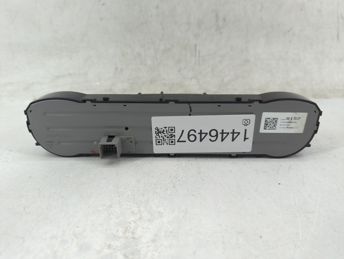 2014-2016 Chevrolet Silverado 1500 Climate Control Module Temperature AC/Heater Replacement P/N:23168157 7370200000000X Fits