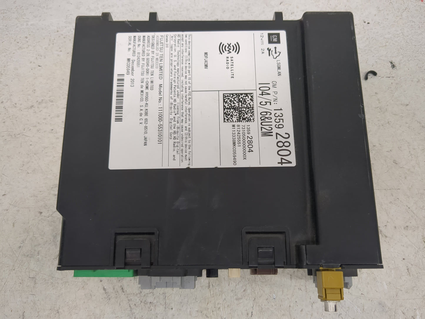 2014 Chevrolet Silverado 1500 Radio AM FM Cd Player Receiver Replacement P/N:13592804 23264109 Fits Fits 2013 2015 OEM Used 