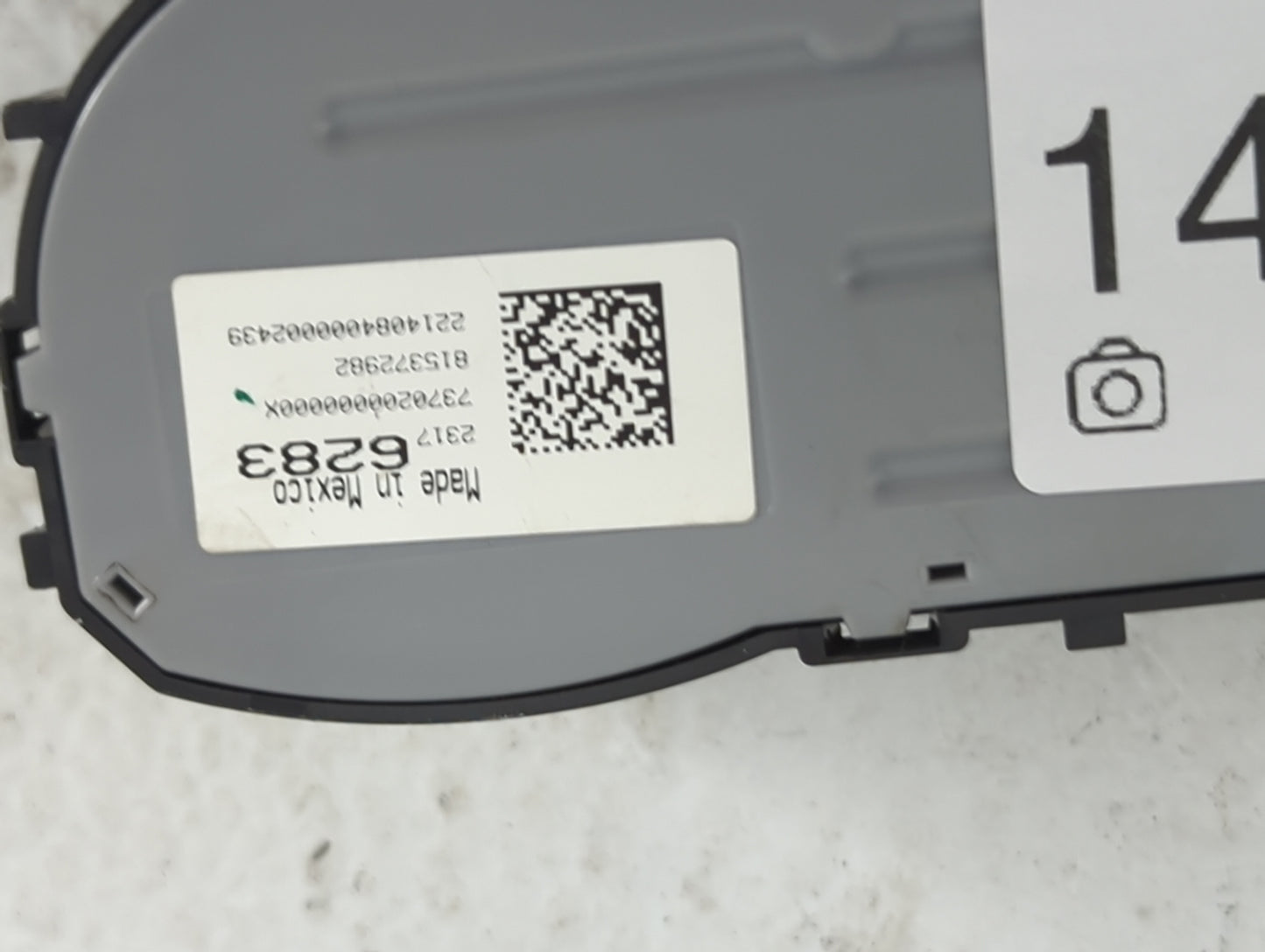 2014-2019 Chevrolet Silverado 1500 Climate Control Module Temperature AC/Heater Replacement P/N:813537298Z 737020000000X Fit