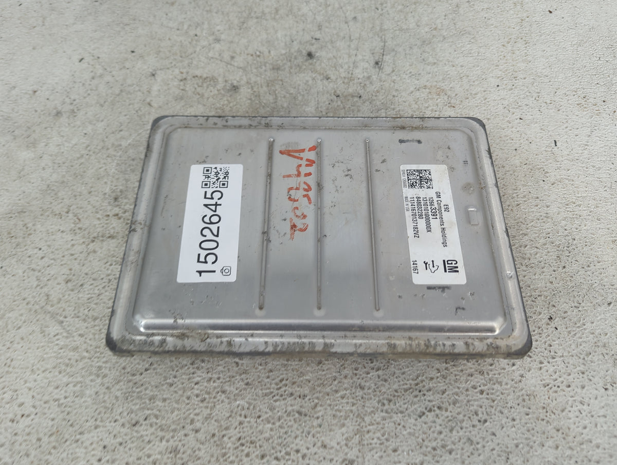 2014-2016 Chevrolet Silverado 1500 PCM Engine Control Computer ECU ECM PCU OEM P/N:12663391 13101010000000X Fits OEM Used Au