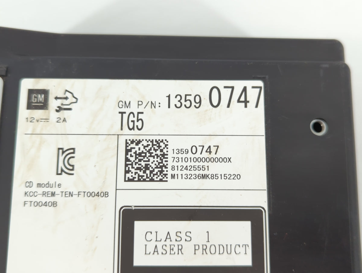 2014-2014 Chevrolet Silverado 1500 Am Fm Cd Player Radio Receiver 726593 - Oemusedautoparts1.com