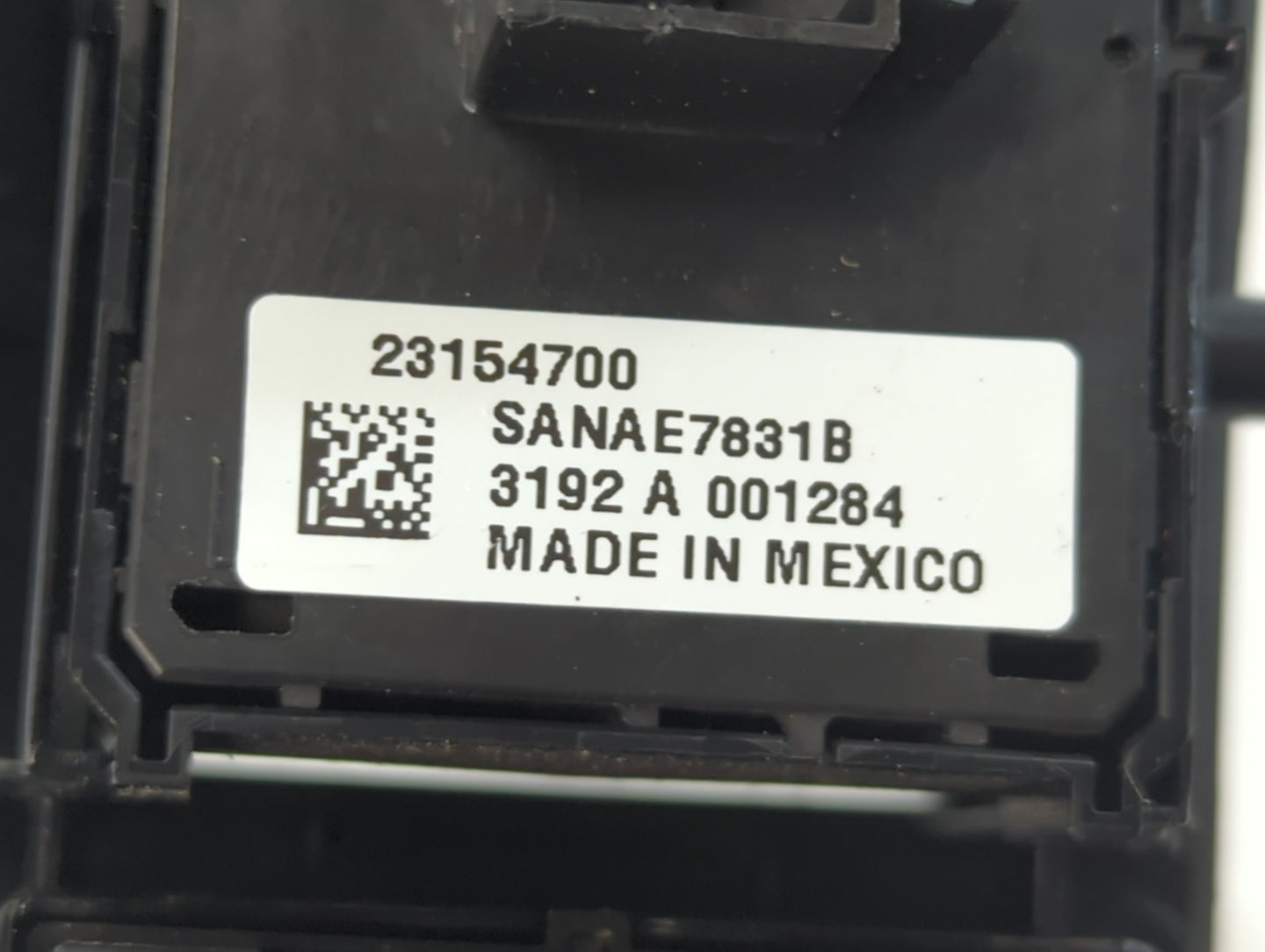 2014-2019 Chevrolet Silverado 1500 Master Power Window Switch Replacement Driver Side Left P/N:23154700 Fits OEM Used Auto P