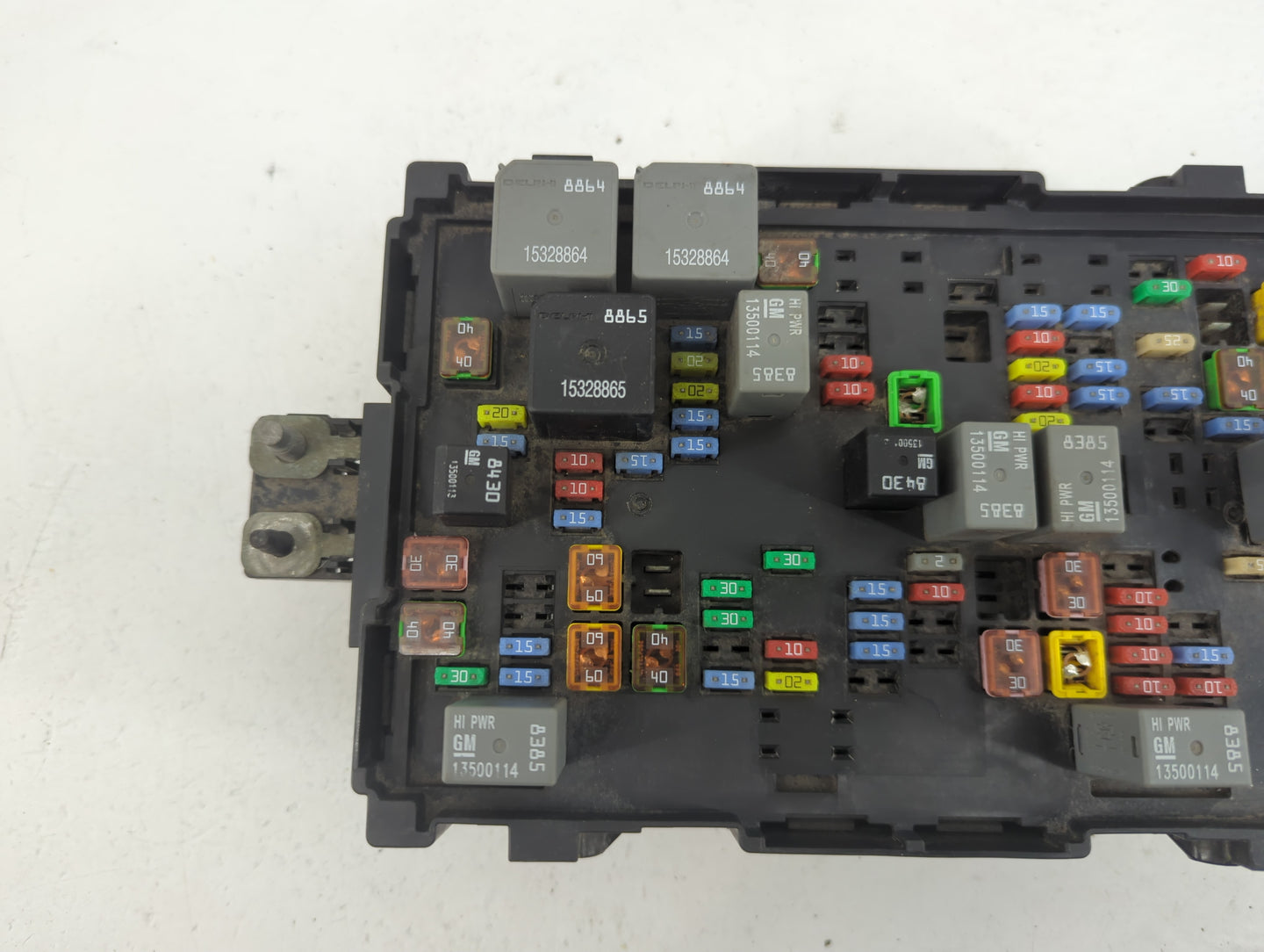 2014 Chevrolet Silverado 2500 Fusebox Fuse Box Panel Relay Module P/N:22798215 Fits Fits 2010 2011 2012 2013 OEM Used Auto P