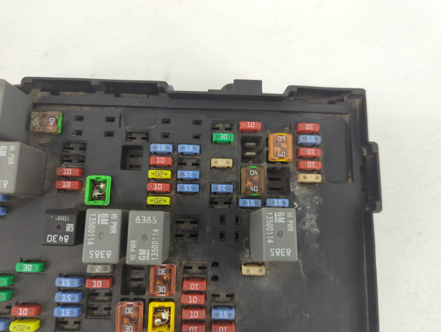 2014 Chevrolet Silverado 2500 Fusebox Fuse Box Panel Relay Module P/N:22798215 Fits Fits 2010 2011 2012 2013 OEM Used Auto P