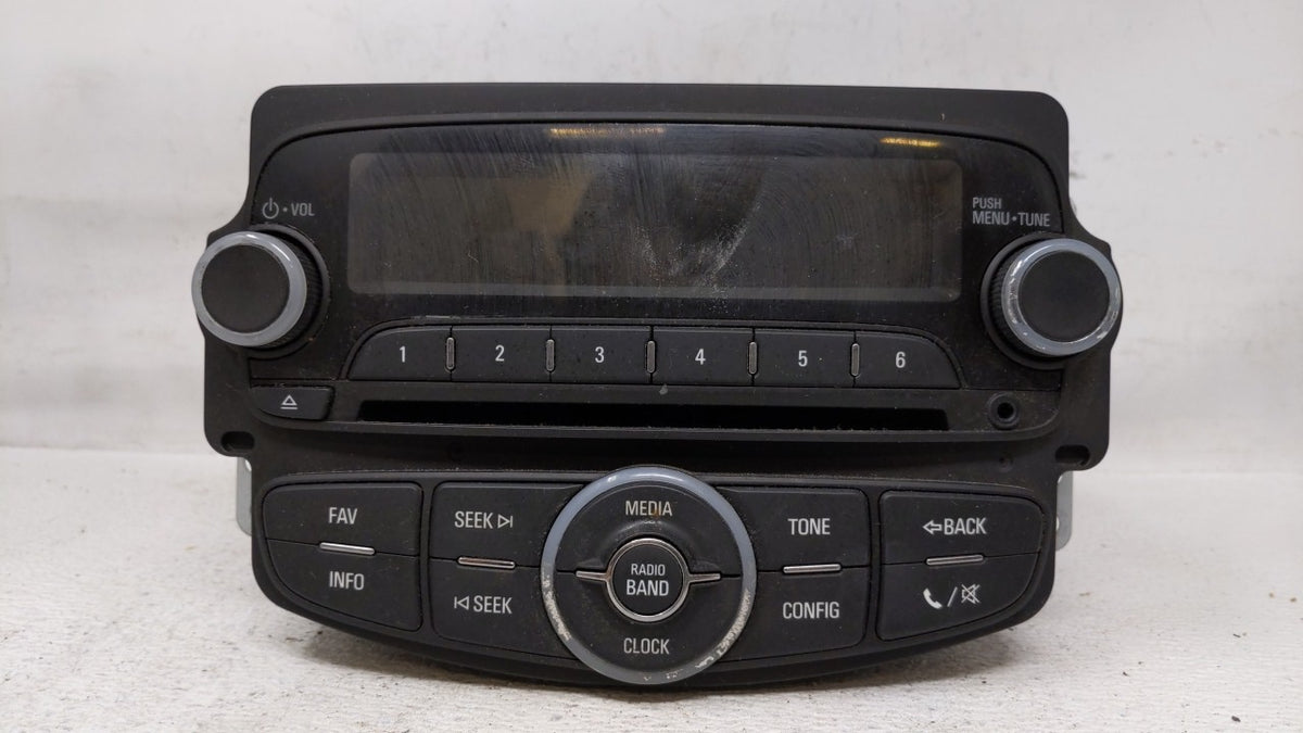 2014 Chevrolet Sonic Radio AM FM Cd Player Receiver Replacement P/N:95365926 OEM Used Auto Parts - Oemusedautoparts1.com