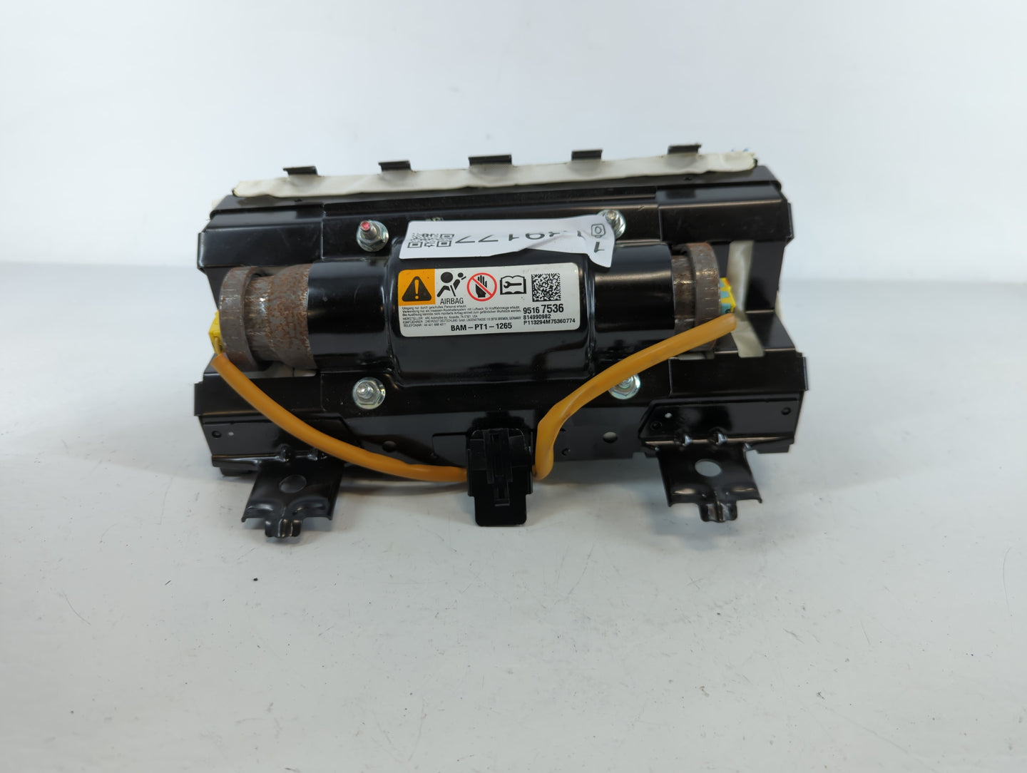 2012-2019 Chevrolet Sonic Air Bag Passenger Right Dashboard OEM P/N:95167536 Fits Fits 2012 2013 2014 2015 2016 2017 2018 20