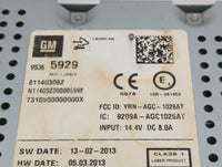 2014 Chevrolet Sonic Radio AM FM Cd Player Receiver Replacement P/N:95365929 Fits OEM Used Auto Parts - Oemusedautoparts1.co