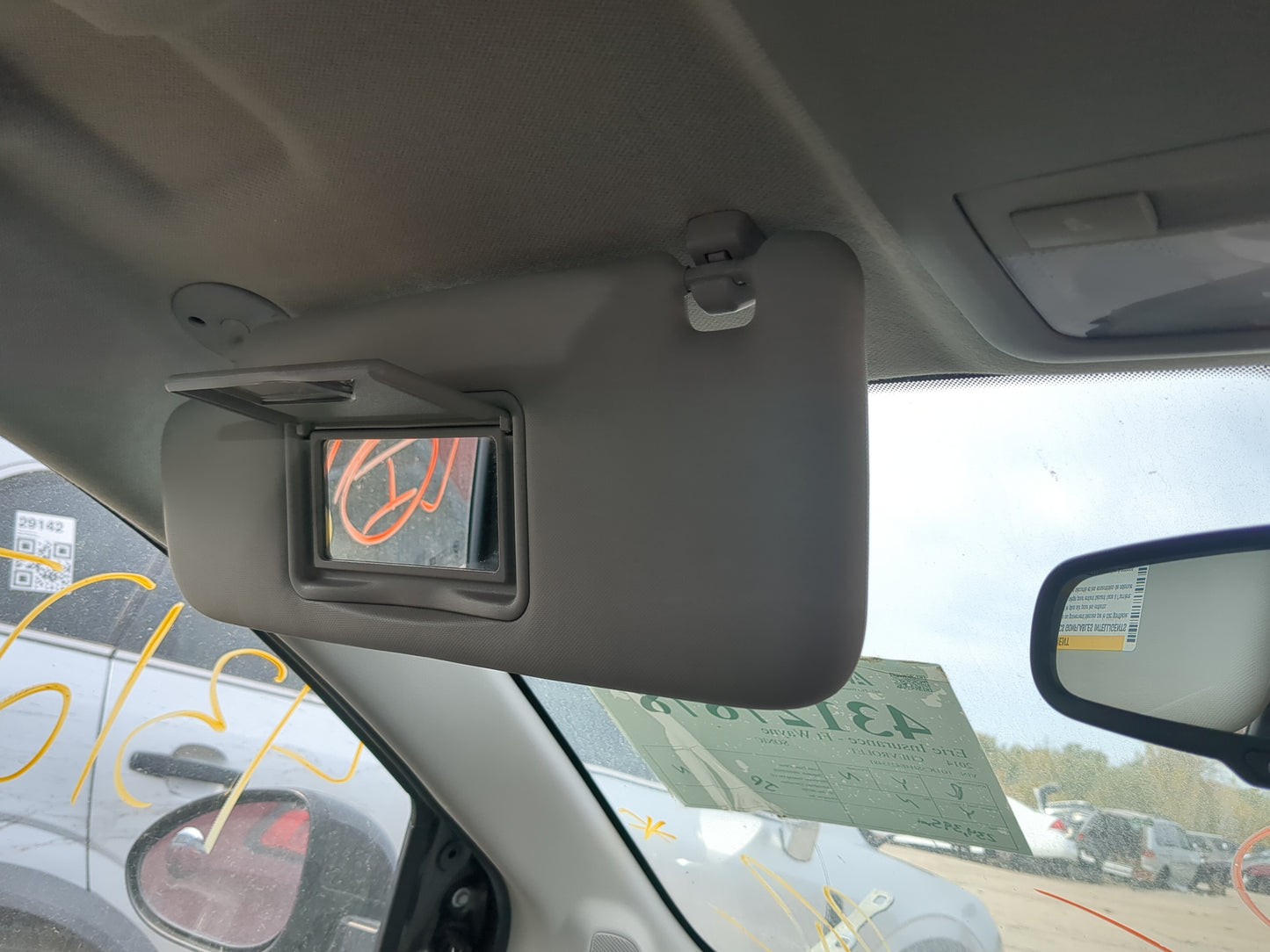 2012-2019 Chevrolet Sonic Sun Visor Shade Replacement Driver Left Mirror Fits Fits 2012 2013 2014 2015 2016 2017 2018 2019 O