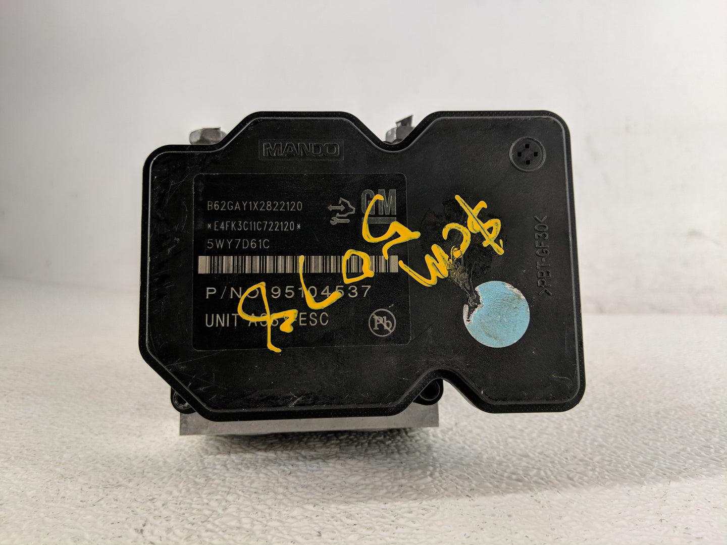 2014 Chevrolet Sonic ABS Pump Control Module Replacement P/N:95104537 Fits OEM Used Auto Parts - Oemusedautoparts1.com