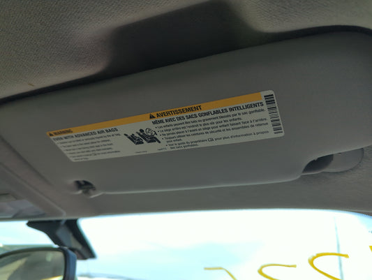 2012-2019 Chevrolet Sonic Sun Visor Shade Replacement Passenger Right Mirror Fits Fits 2012 2013 2014 2015 2016 2017 2018 20