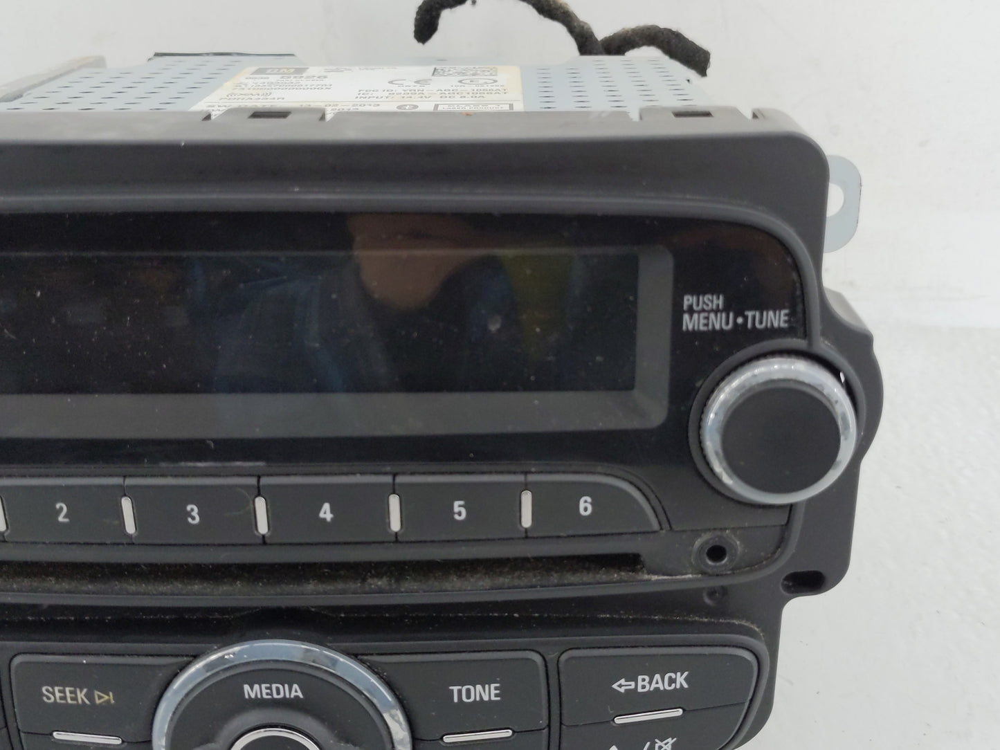 2014 Chevrolet Sonic Radio AM FM Cd Player Receiver Replacement P/N:95365926 Fits OEM Used Auto Parts - Oemusedautoparts1.co