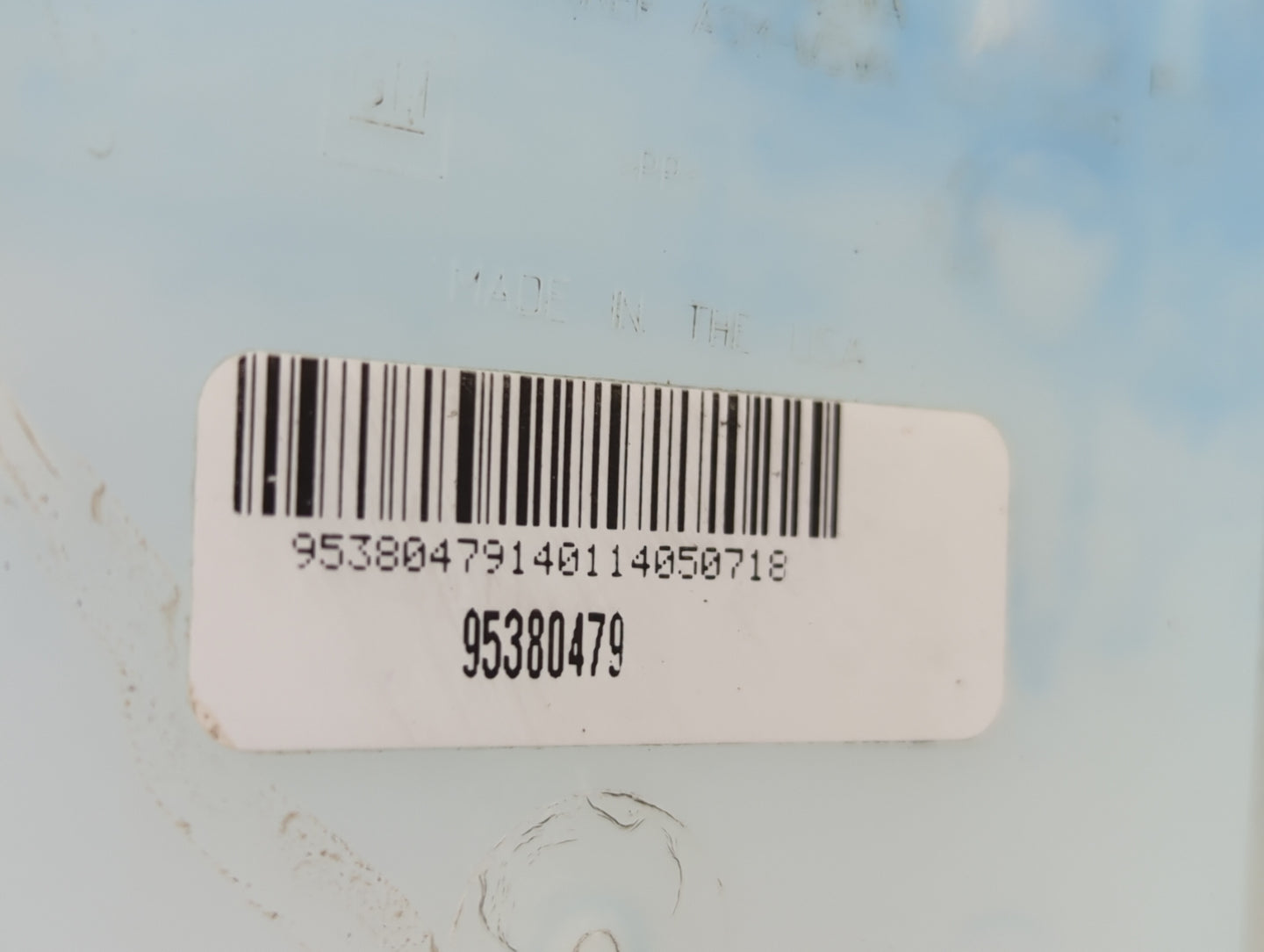 2012-2019 Chevrolet Sonic Windshield Washer Fluid Reservoir Bottle Oem 1356391 - Oemusedautoparts1.com