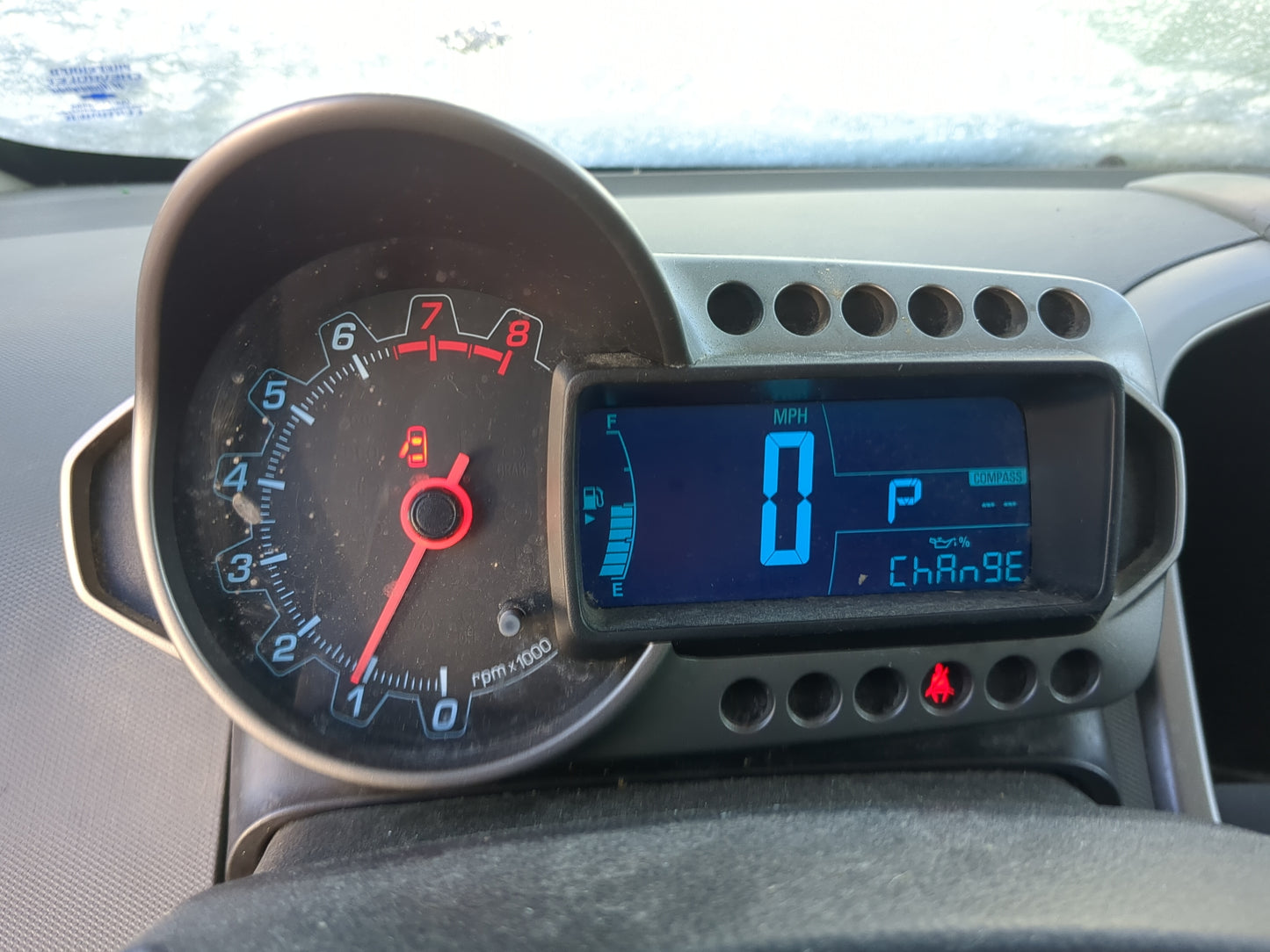 2013-2014 Chevrolet Sonic Instrument Cluster Speedometer Gauges Miles:116K Fits Fits 2013 2014 OEM Used Auto Parts - Oemused
