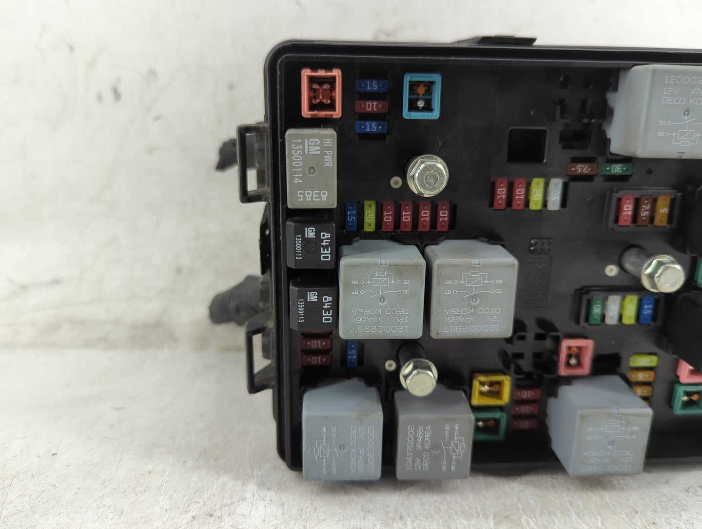 2012-2016 Chevrolet Sonic Fusebox Fuse Box Panel Relay Module P/N:95315650 Fits Fits 2012 2013 2014 2015 2016 OEM Used Auto 