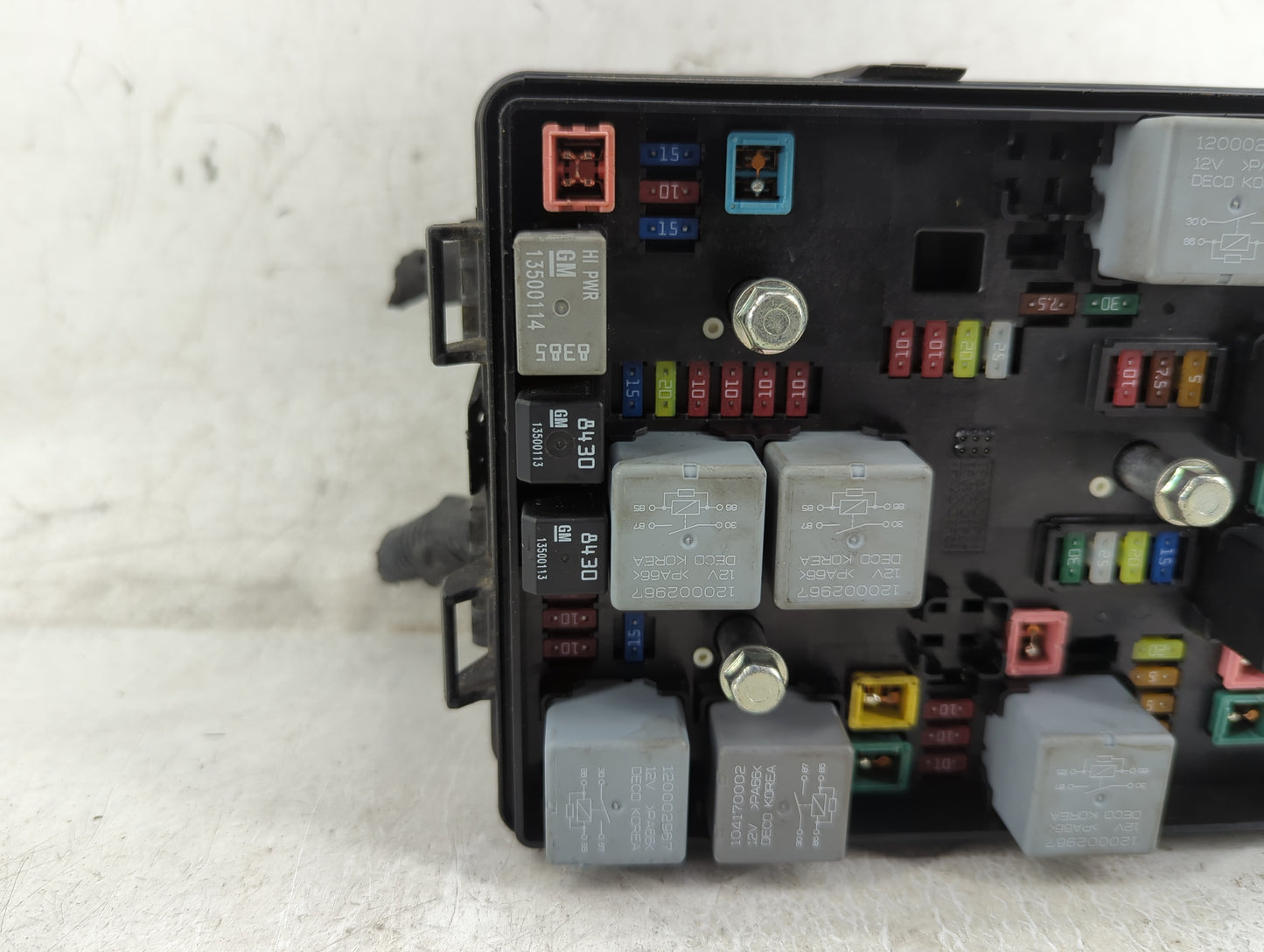 2012-2016 Chevrolet Sonic Fusebox Fuse Box Panel Relay Module P/N:95315650 Fits Fits 2012 2013 2014 2015 2016 OEM Used Auto 