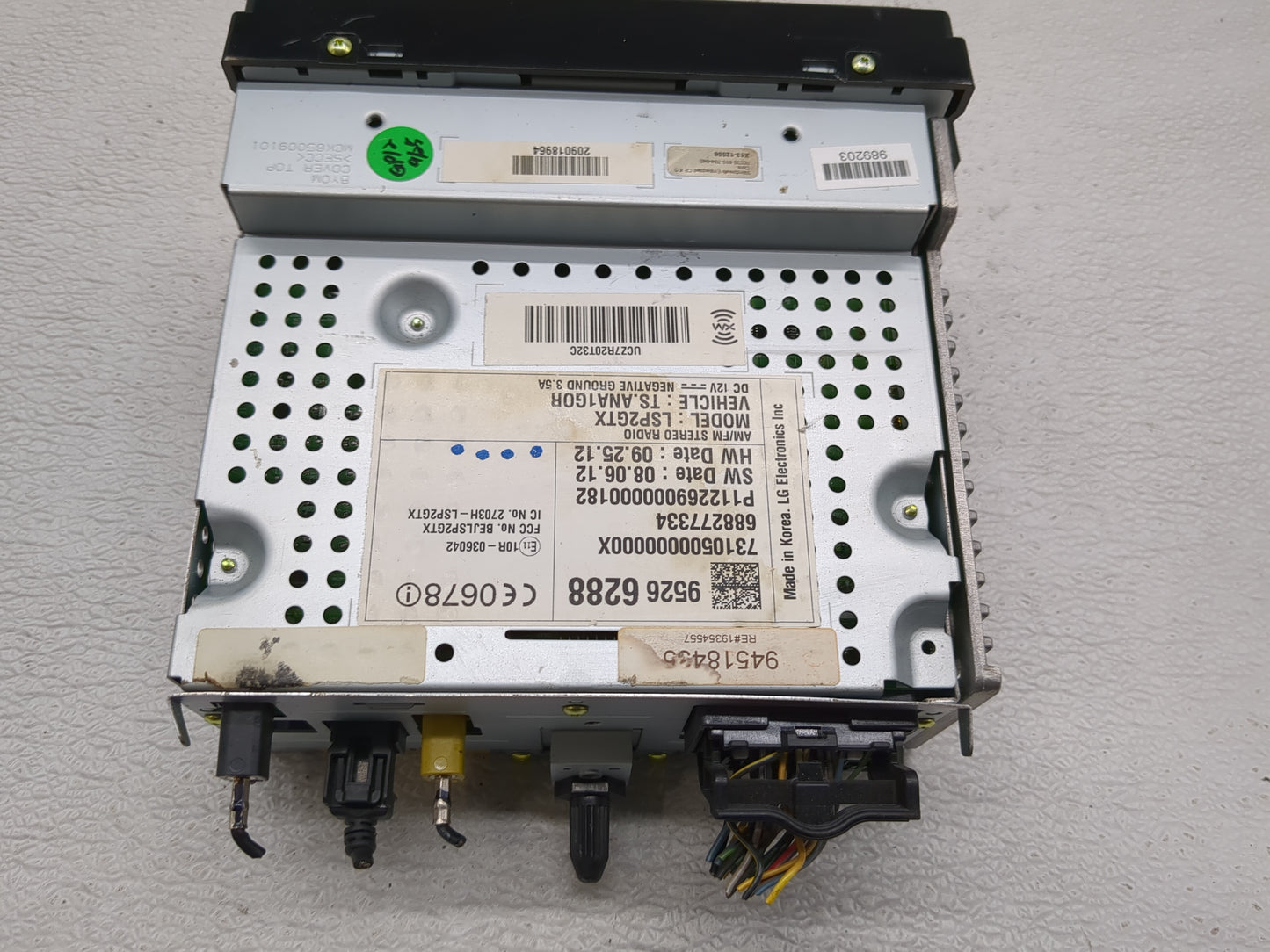 2014 Chevrolet Sonic Radio AM FM Cd Player Receiver Replacement P/N:95266288 Fits OEM Used Auto Parts - Oemusedautoparts1.co