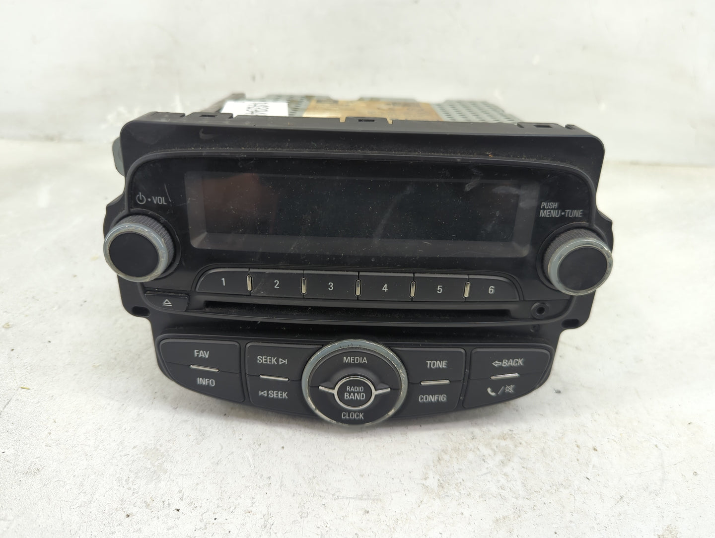 2014 Chevrolet Sonic Radio AM FM Cd Player Receiver Replacement P/N:95407055 Fits OEM Used Auto Parts - Oemusedautoparts1.co